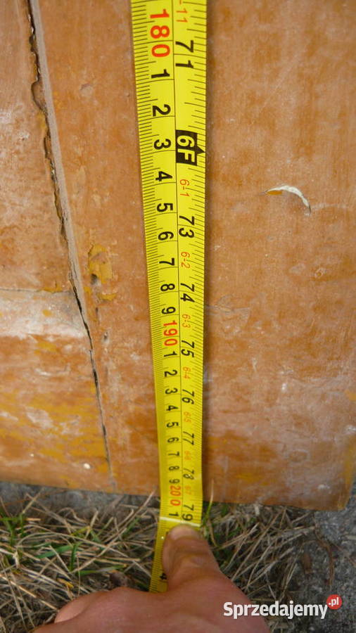 Stare drzwi drewniane dwuskrzydłowe zabytkowe Sokółka