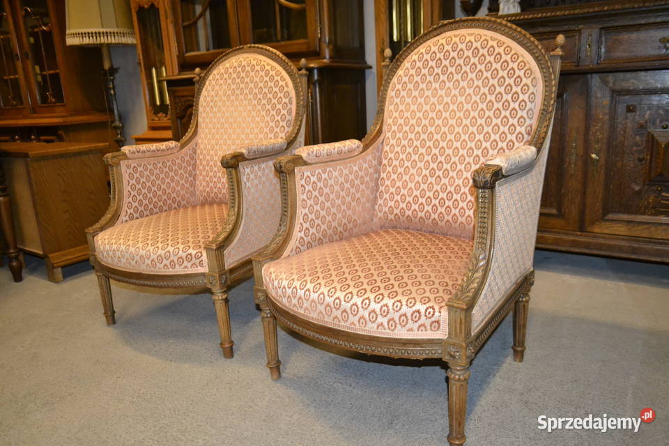 fotele kawowe Berżera orzech śląskie Będzin