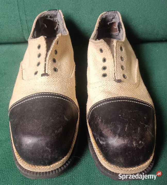 Buty vintage spats saddle shoes 43 Andrea Esetti Zbylitowska Góra
