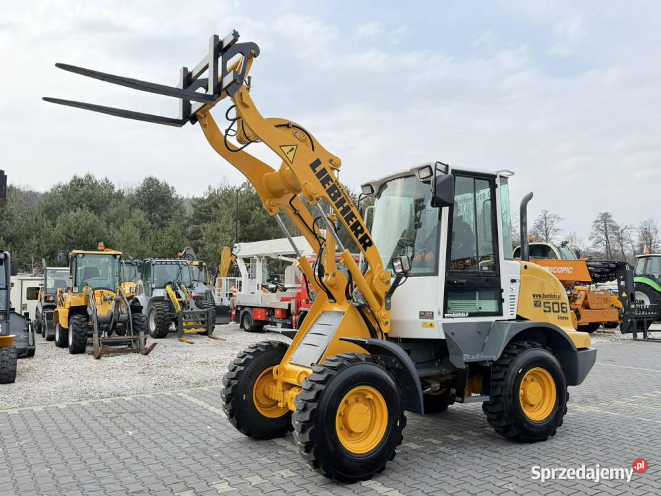mała kołowa Liebherr L 506 STEREO Szybkozłącze Widełki