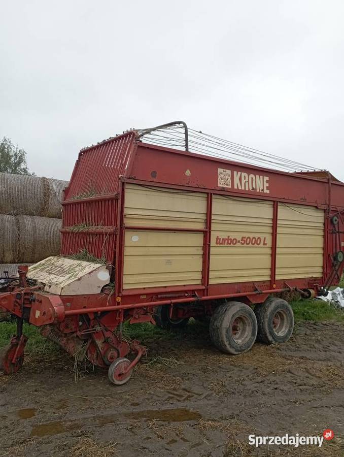 Krone turbo 5000l przyczepa samozbierająca Marcinów