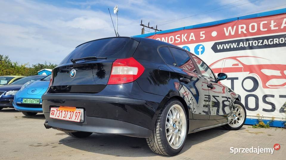 BMW 116i 16 Benzyna 5DRZWI Klimatyzacja Zamiana manualna Wrocław