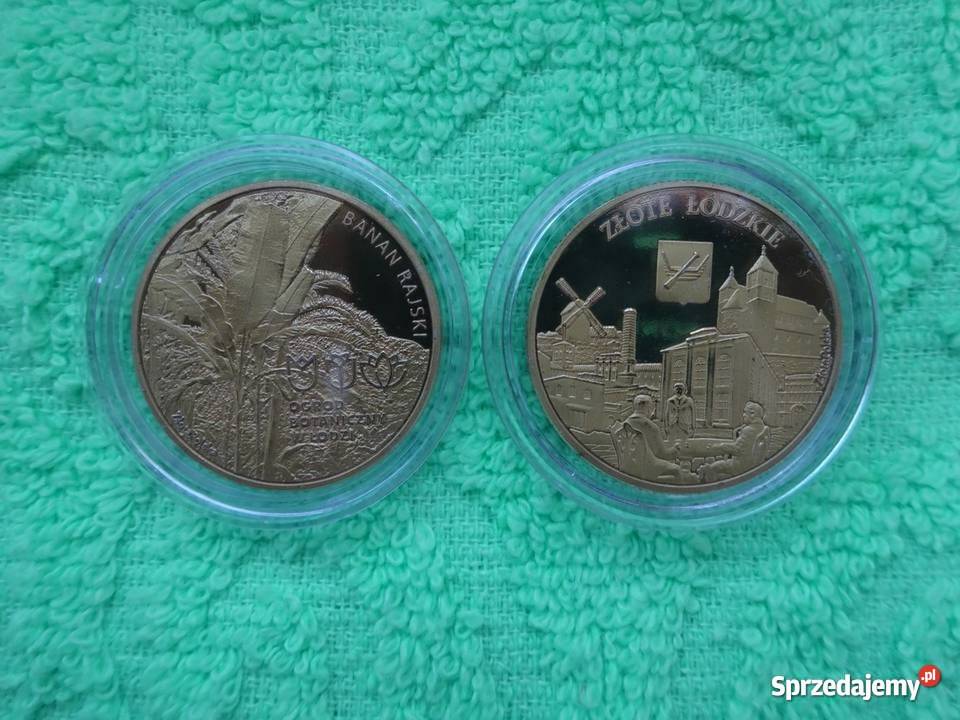ZŁOTA POLSKAPalmiarnia Łódźbanan rajski medal Numizmatyka łódzkie