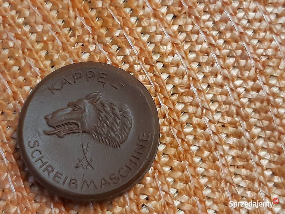 moneta porcelanowa niemiecka z 1920r Łomża