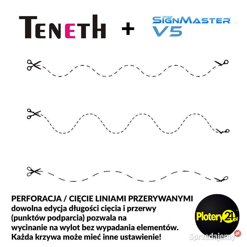 NOWY Ploter tnący Teneth T59A 165 OPOS Summa gw Lublin