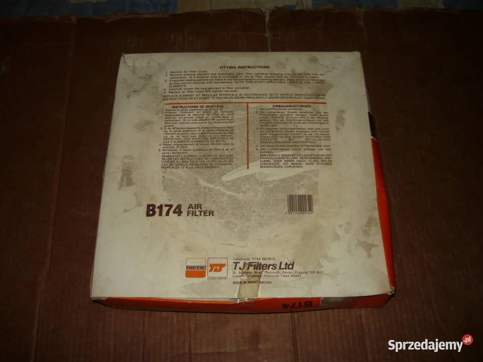 Opel Admiral oryginalny filtr powietrza w Nowy Sącz