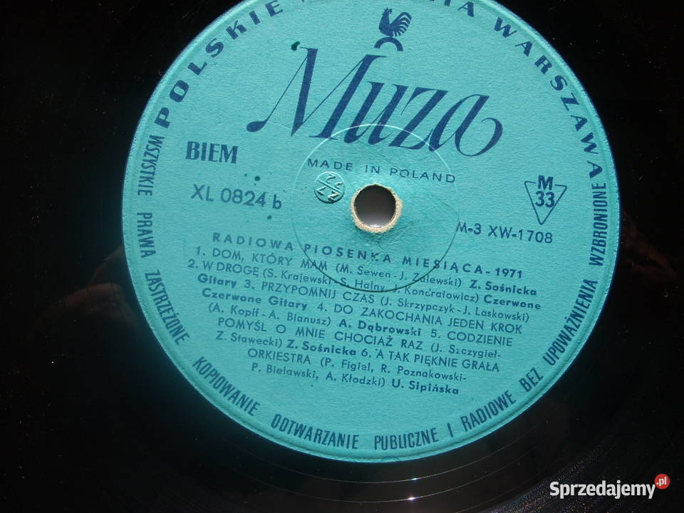 Winyl LP RADIOWA PIOSENKA MIESIACA dolnośląskie Wołów