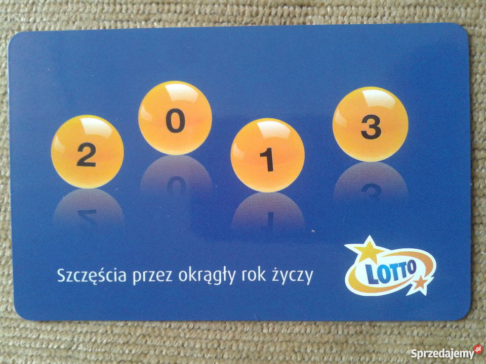 KALENDARZYK LISTKOWY 2013 LOTTO Piszczac sprzedam