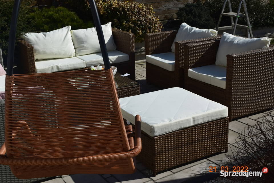 komplet XL BORNERO zestaw ogrodowy technorattan małopolskie Bosutów