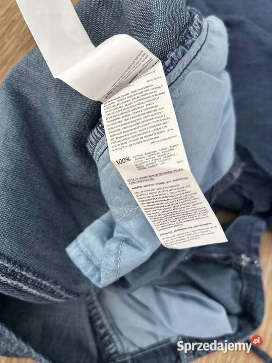 Spodnie szerokie nogawki XS jeansy damskie mazowieckie Wyszków