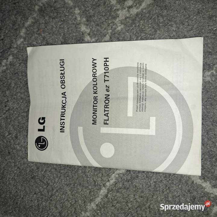 LG MONITOR KOLOROWY FLATRON ez T710PH regulowana wysokość