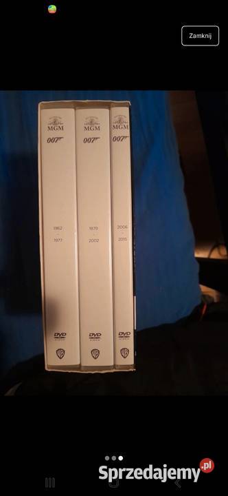 Zestaw Złota kolekcja James Bond 007 małopolskie Ochotnica Dolna