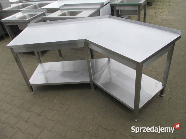 Stół Gastronomiczny Z Półką Narożnikowy Skośny Ostrów Wielkopolski sprzedam