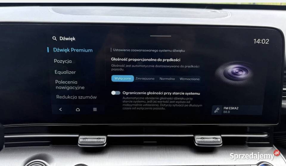 Hyundai Kona radio język polski mapy europy ccNc Wieliczka serwis