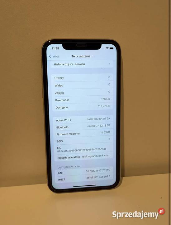 Apple iPhone 11 128GB 100 Kondycja wielkopolskie Kalisz