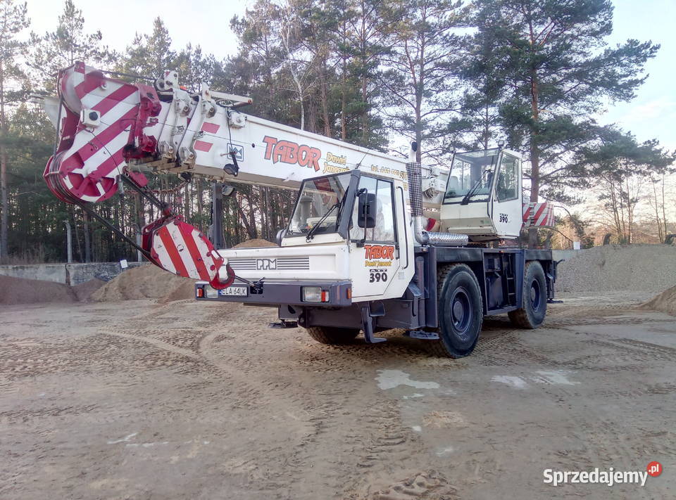 Dźwig PPM ATT 390 35ton 4x4 skrętne osie Demag Łask sprzedam