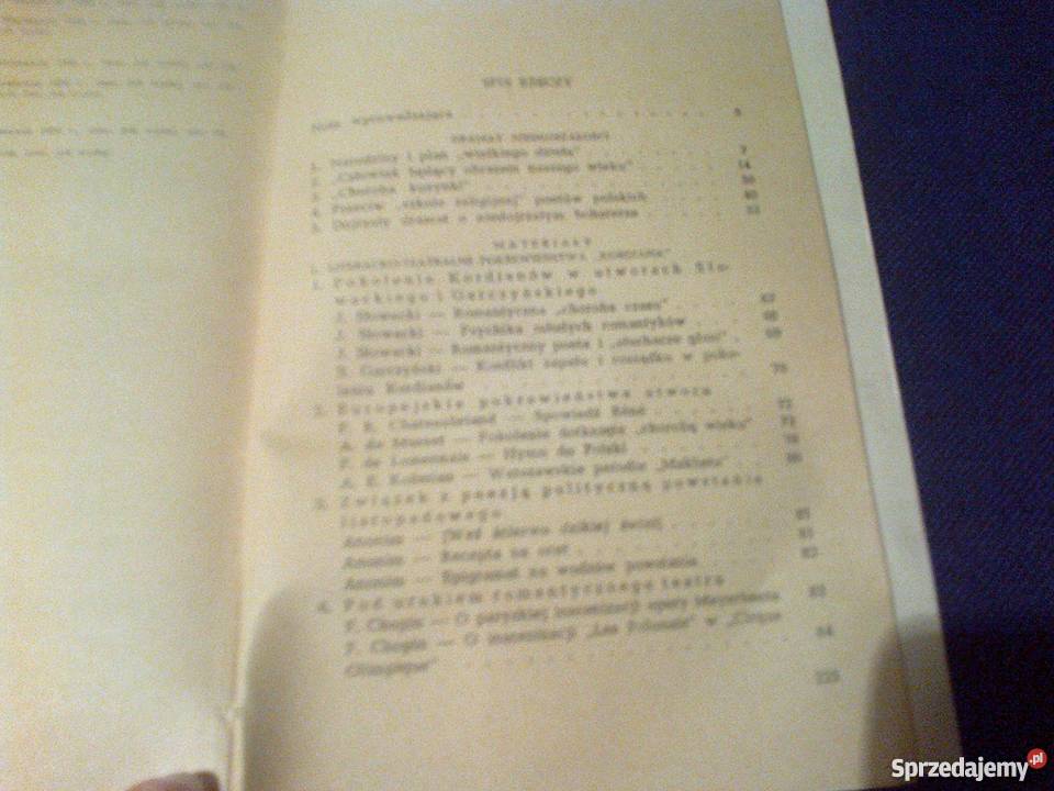 ksiazka Kordian Julisza Słowackiego STMakowski Rok wydania 1976 Proza i poezja Oborniki Śląskie