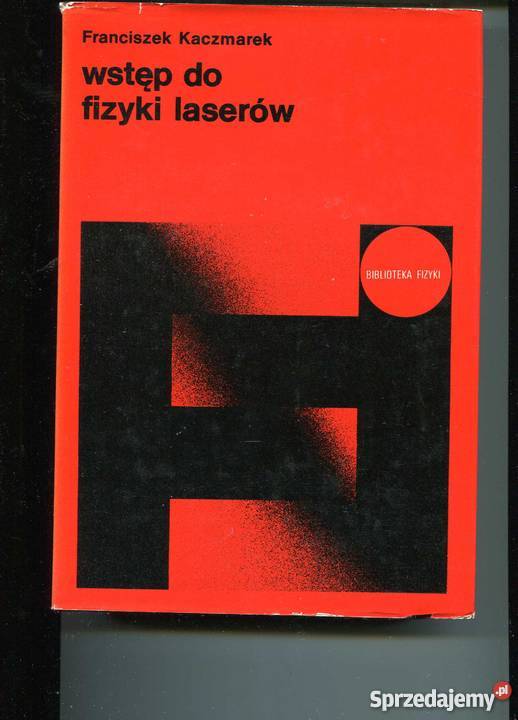 Wstęp do fizyki laserów Szczecin sprzedam