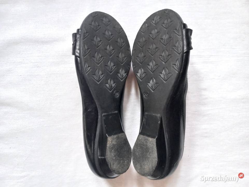 Buty czarne Baleriny damskie r 37538 Lasocki podlaskie Białystok