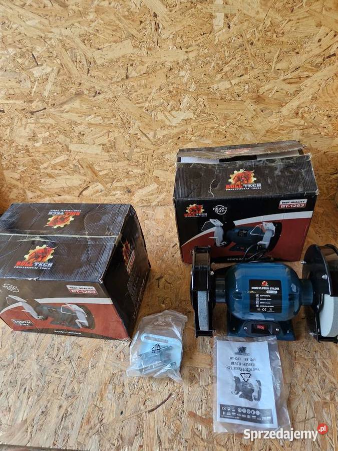 SZLIFIERKA 200 mm DWUTARCZOWA STOŁOWA 2kamienie Szlifierki stołowe Głogowa sprzedam