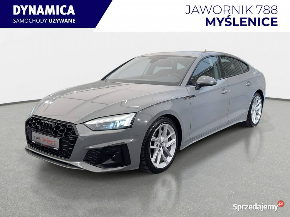 Audi A5 Sportback VAT 23 Sline 40TFSI mHEV 204 Zarejestrowany w Polsce A5 Myślenice sprzedam