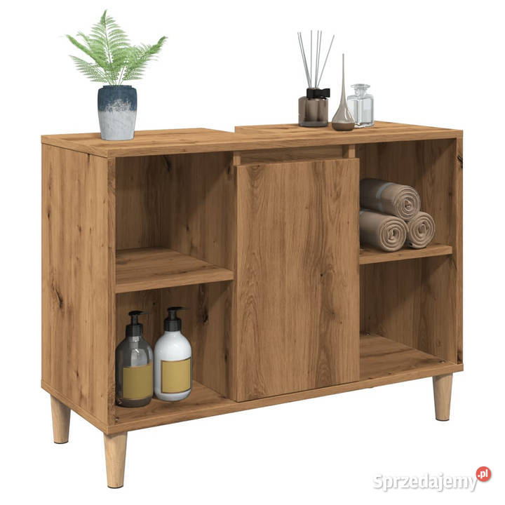 Szafka łazienkowa dąb artisian 80x33x60 WM857134 mazowieckie Warszawa
