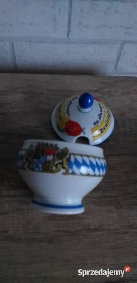 Porcelanową cukiernica Bavaria łódzkie
