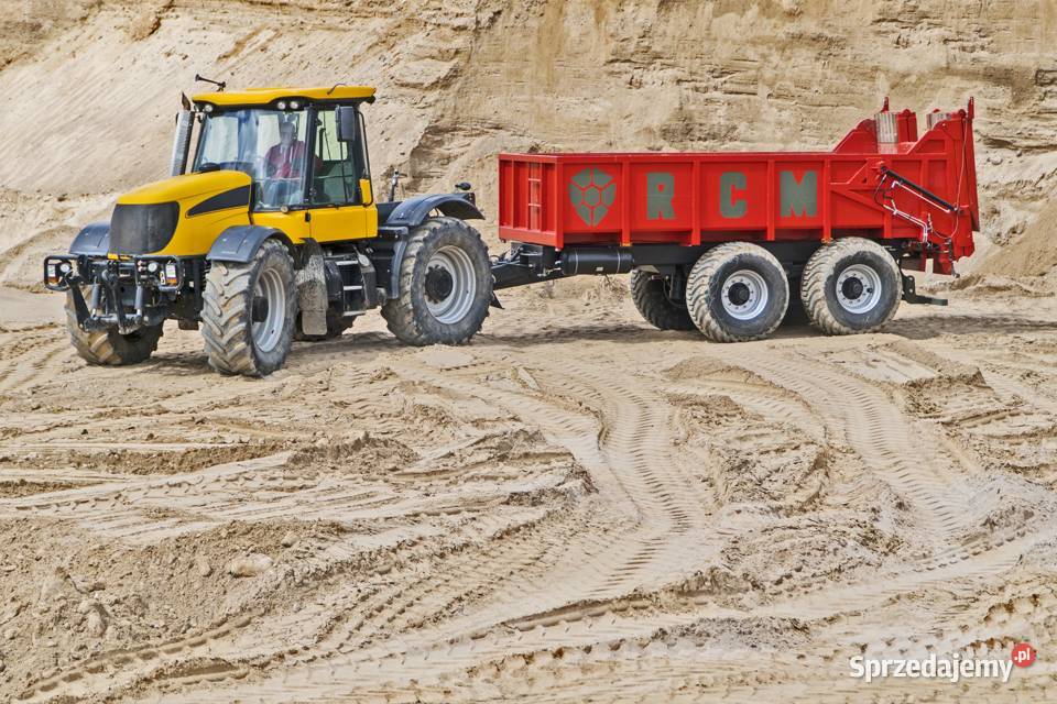 Innowacyjna przyczepa transport maszyn przewóz Gołdap