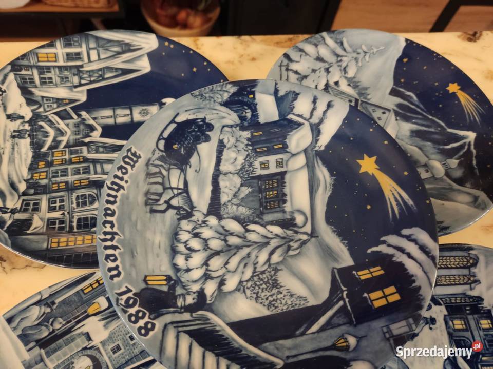 kolekcja talerzy zawieszek sygnowane na święta lubuskie Gorzów Wielkopolski