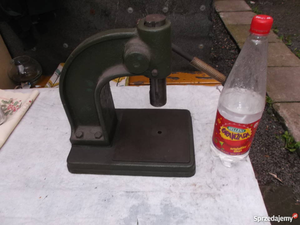 ZABYTKOWA PRASA PRASKA DO WYCISKANIA sygnowana Antyki, Sztuka, Kolekcje Świerzawa