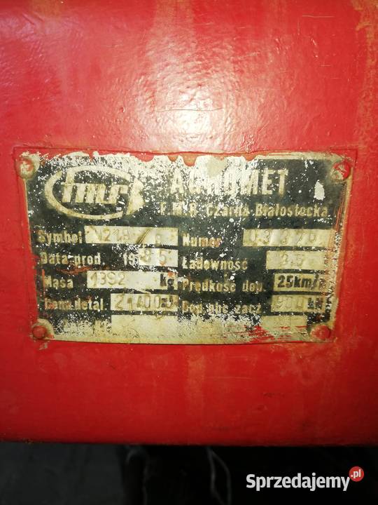 Rozrzutnik obornika jednoosiowy nieuszkodzony Lublin