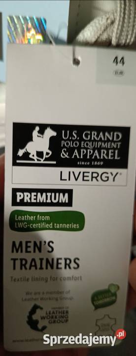 LIVERGY sneakersy męskie skórzane US GRAND POLO Ełk