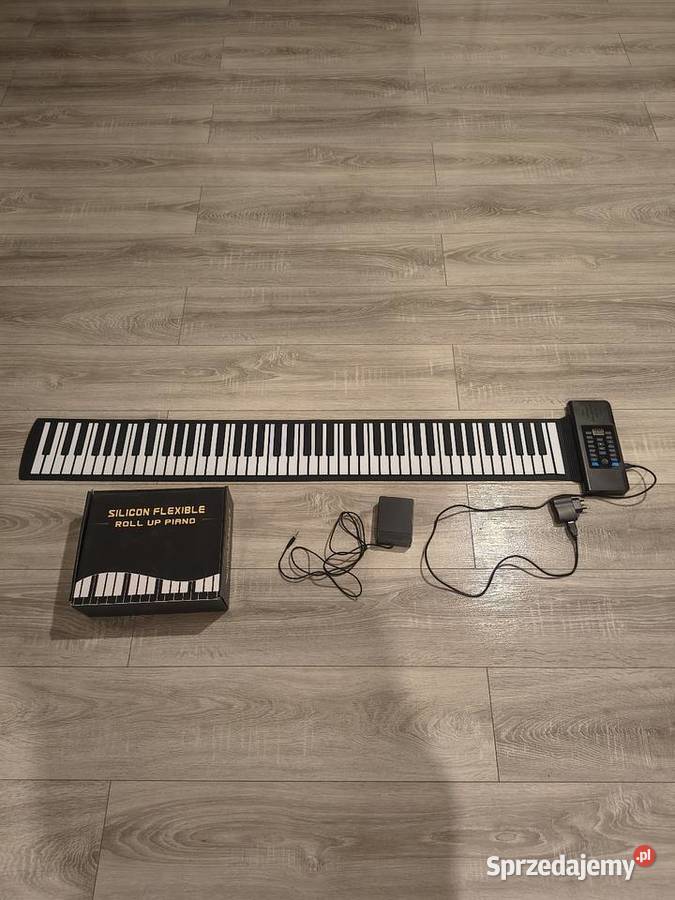 Silikonowe pianino rool up piano Sienno