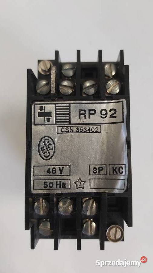 Przekaźnik RP 92 48v 50Hz 3P ZPA TRUTNOV