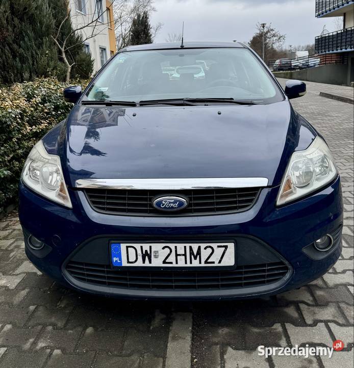 Ford Focus Mk2 LIFT 16 Benzyna AC I granatowy Wrocław