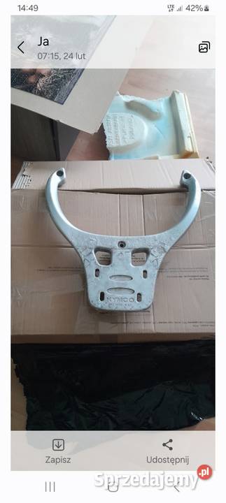 Stelaż pod kufer Kymco Peoples Warszawa sprzedam