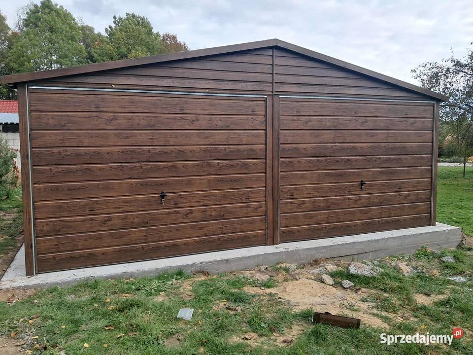 Garaż blaszany 6x58 Wzmocniony PROFILAMI Wejherowo
