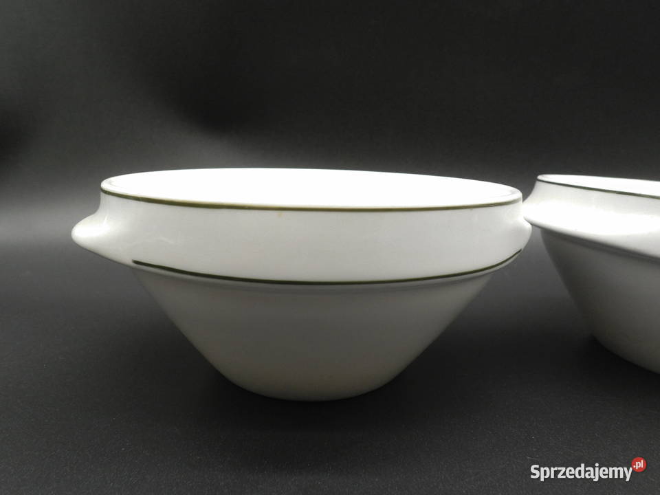 Porcelanowe bulionówkimiseczki Bauscher 2 Porcelana i szkło wielkopolskie Raszków