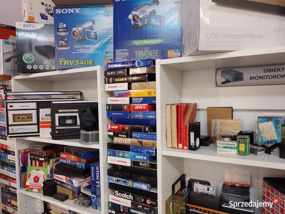 Przegrywanie kaset wideo VHS audio skanowanie Warszawa