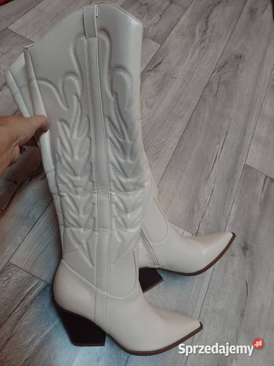 4142 Ekskluzywne wyszywane Kozaki kowbojki 27cm Kraków