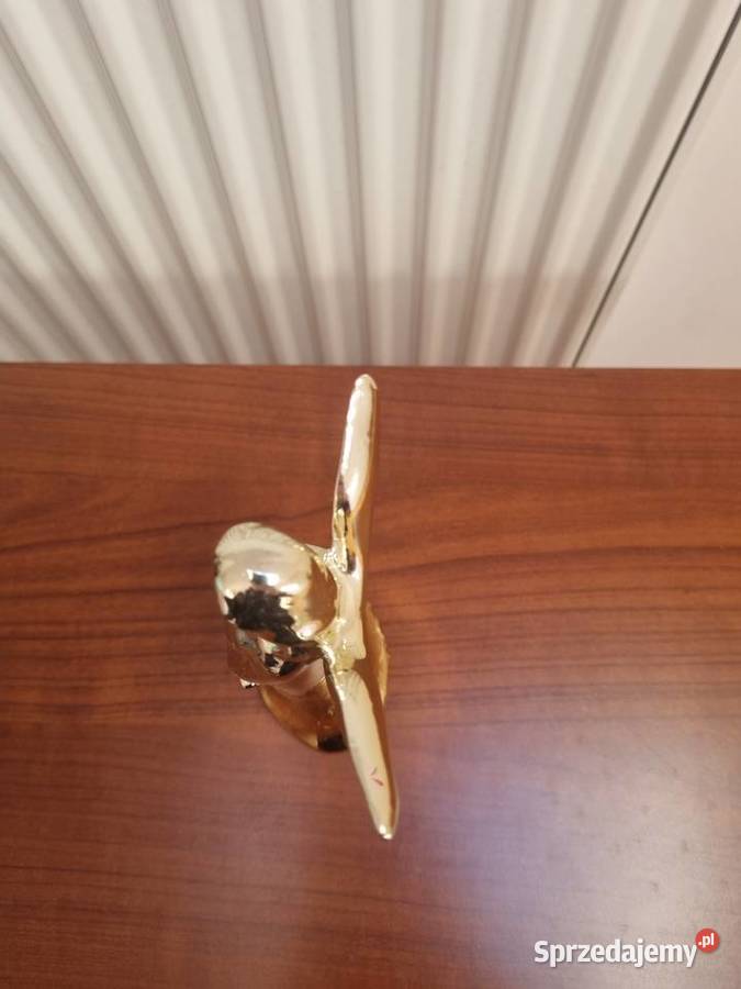 Anioł ceramiczny złoty figurka lubelskie sprzedam