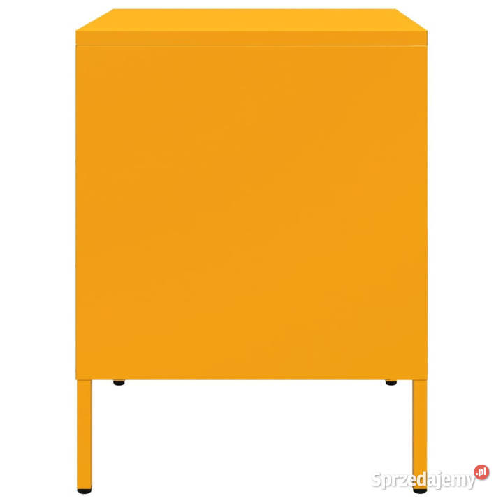 Szafki nocne 2 musztardowe 36x39x505 stal Warszawa sprzedam