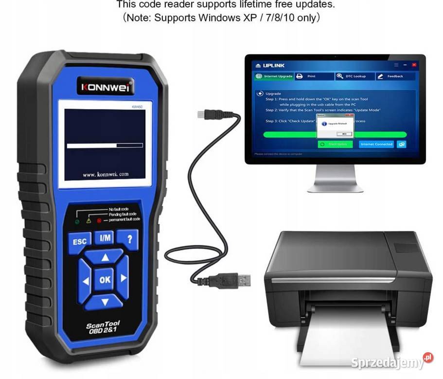 KONNWEI KW 450 Tester diagnostyczny Wyświetlacz Gorzów Wielkopolski