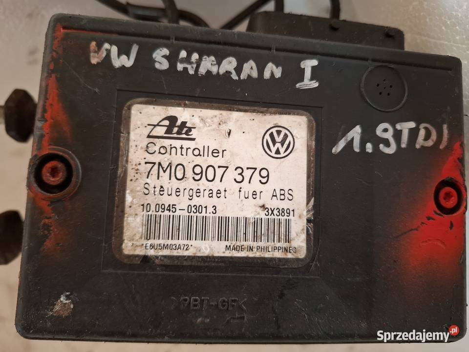 VW SHARAN I pompa ABS 7M0907379 osobowe Układ ABS i ESP Kielce sprzedam