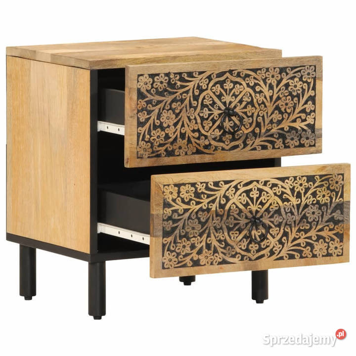 Szafka nocna 40x33x46 lite drewno mango WM358210 Warszawa