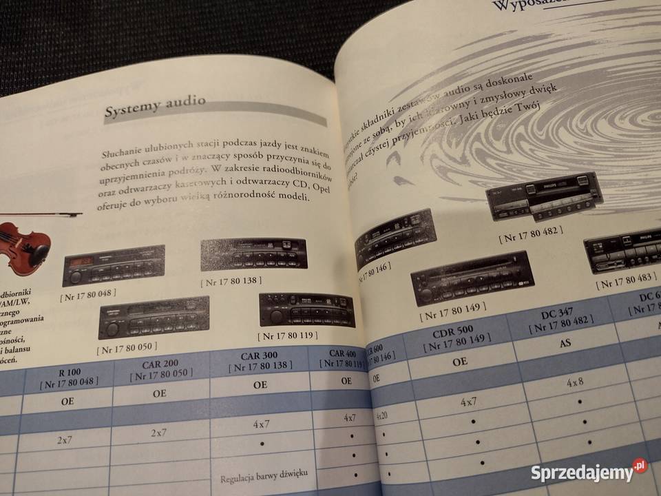 Opel 19992000 Katalog Akcesoriów dodatków TUNING
