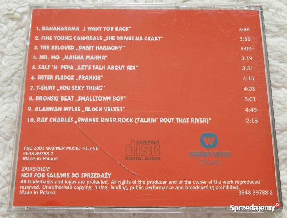 Płyta CD składanka pop Cosmo Party Warszawa