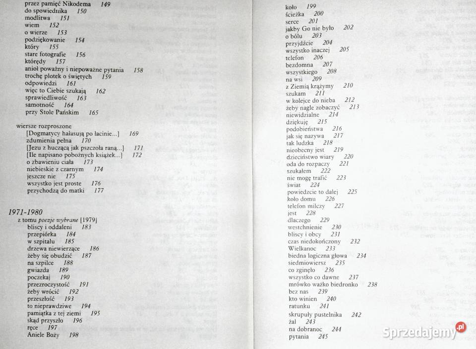 Nie przyszedłem pana nawracać Wiersze 19371985 Chełm
