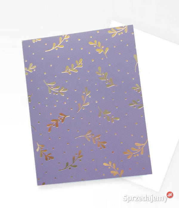 fioletowe kartki świąteczne Boże Narodzenie