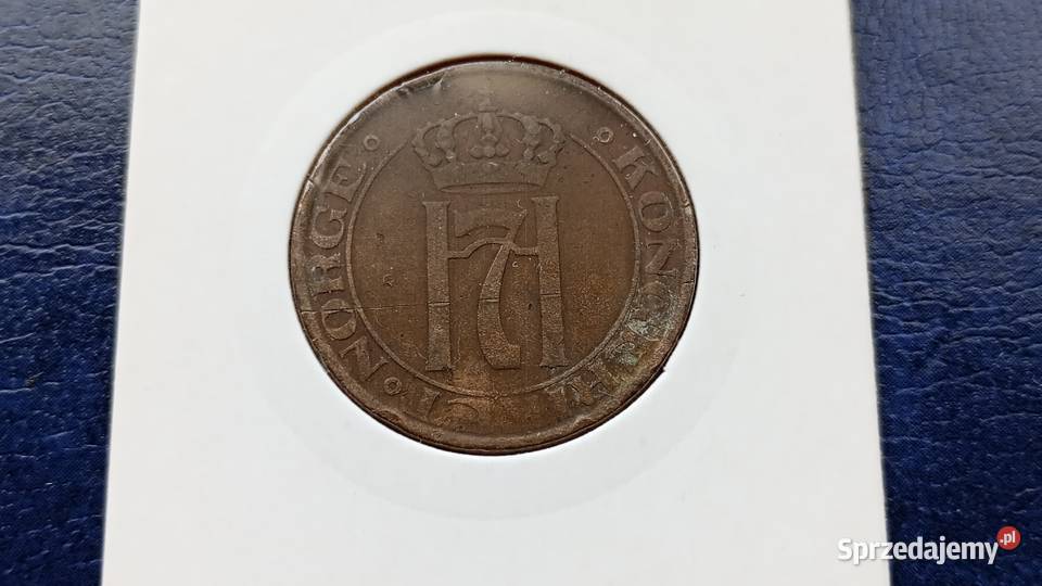 Stare monety 5 ore 1928 Norwegia Lesko